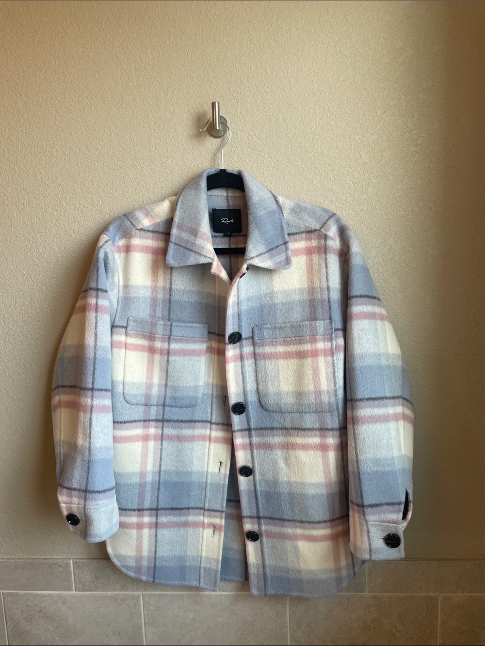 Rails Connie Plaid Wool Blend Shirt Jacket